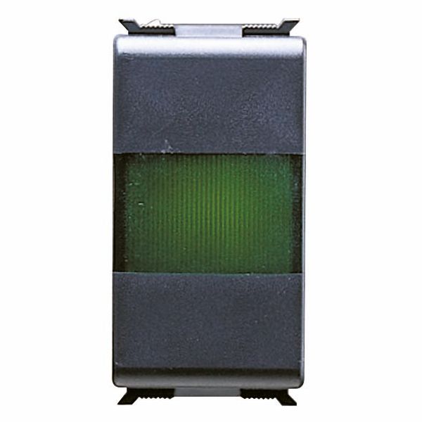 INDICATOR LAMP - 12/24/250 V - SINGLE - GREEN - 1 MODULE - PLAYBUS image 2