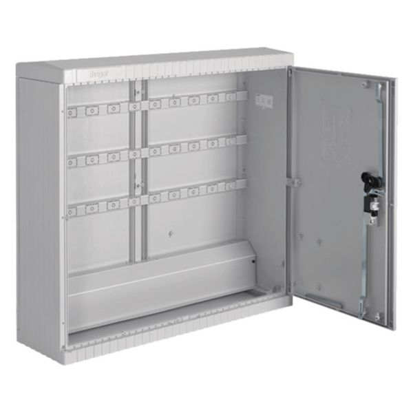 Fixed distribution cabinet size 2, stationary, 1 door, with SaS 30x8mm, 5-pole image 1