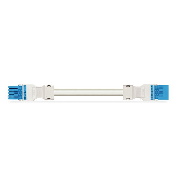 pre-assembled interconnecting cable Eca Socket/plug blue image 1
