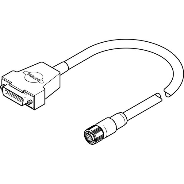 NEBM-M12G12-RS-15-N-S1G15 Encoder cable image 1