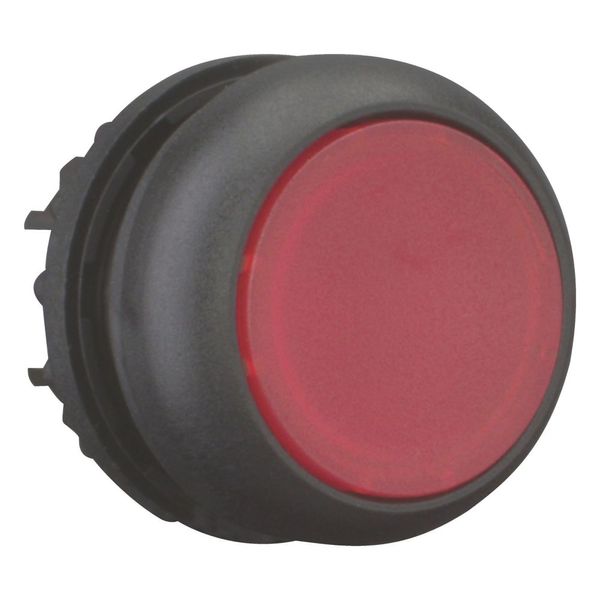 Illuminated pushbutton actuator, RMQ-Titan, Flush, maintained, red, Blank, Bezel: black image 6