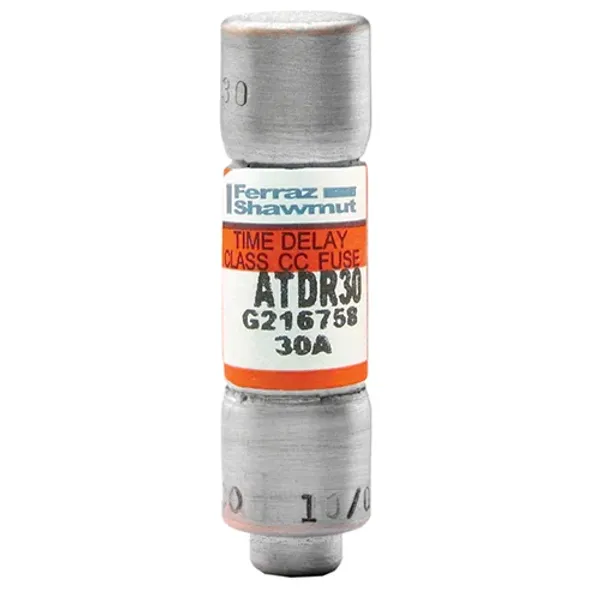 Fuse ATDR - Class CC - Time-Delay 600VAC 300VDC 30A Ferrule image 1