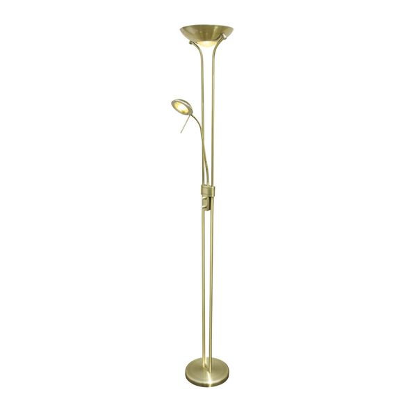 Lampa LED Floor Lamp 18W+5W 3000K Antique Brass image 2