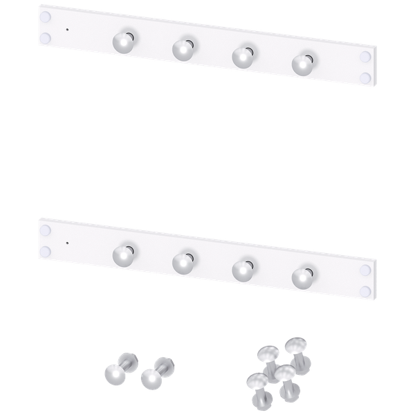 Connection main busbar 3VA15 (1000 A), 3VA25 (1000 A), fixed-mounted, 3 or 4-pole, MBB: top, image 1