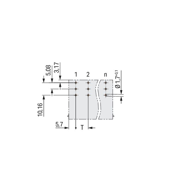 832-3622 THT male header; 1.2 x 1.2 mm solder pin; angled image 8