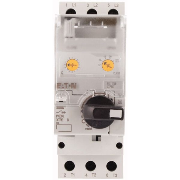 Motor-protective circuit-breaker, Complete device with AK lockable rotary handle, Electronic, 16 - 65 A, With overload release image 2