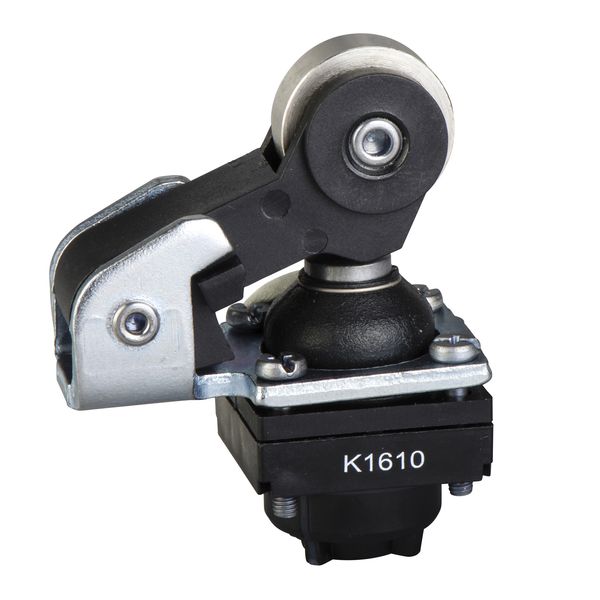 Limit switch head, Limit switches XC Standard, ZCKD, steel roller lever plunger image 1