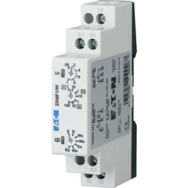 Timing relay multi-function, 7 functions, 1 changeover contacts image 2