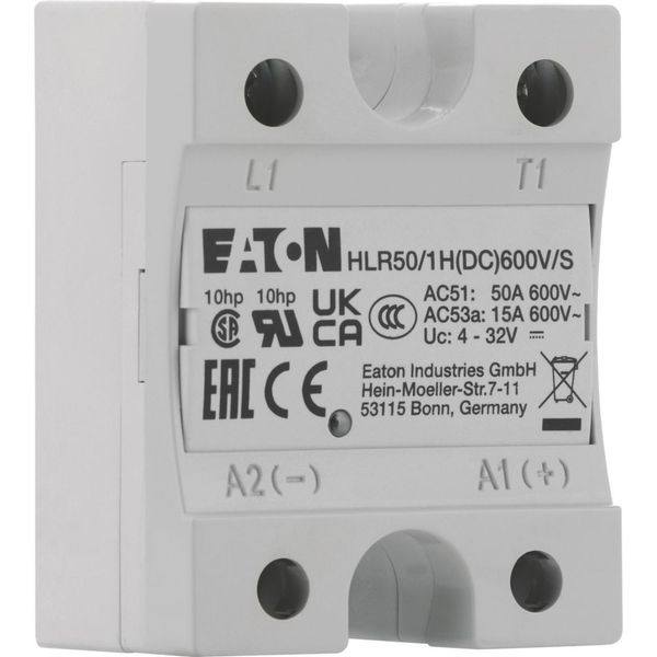 Solid-state relay, Hockey Puck, 1-phase, 50 A, 42 - 660 V, DC, high fuse protection image 12
