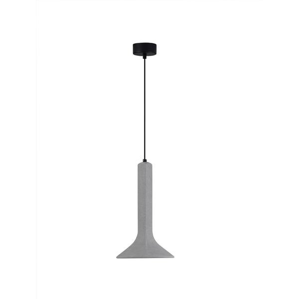 Gray Cement LED E14 1x5 Watt 230 Volt IP20 Bulb Excluded D: 22.3 H: 150 cm Adjustable Height image 1