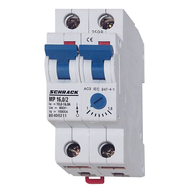 Motor Protection Circuit Breaker, 2-pole, 25-40A image 1