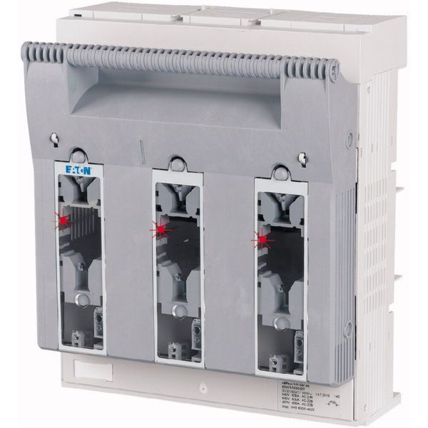 NH fuse-switch 3p box terminal 95 - 300 mm², busbar 60 mm, light fuse monitoring, NH3 image 22