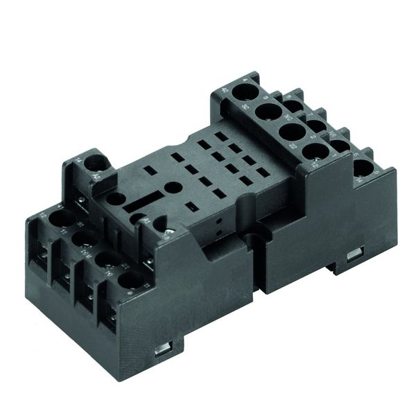 Relay socket, IP20, 4 CO contact , 10 A, Screw connection image 1