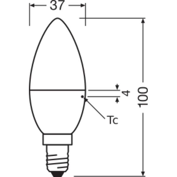 LED STAR CLASSIC B 3.3W 827 Frosted E14 image 10