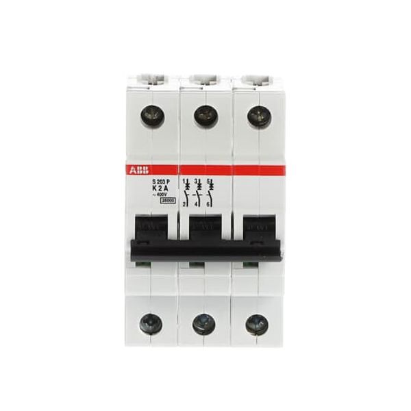 S203P-K2 Miniature Circuit Breaker - 3P - K - 2 A image 6