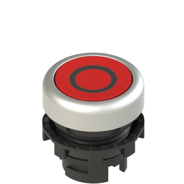 Illuminated red shaved button with marking E2 1PL2R329L1 image 1