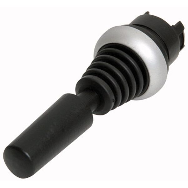 Joystick, with 2 operating points per operating direction, With plastic shaft, 4 positions, Bezel: titanium, momentary image 1