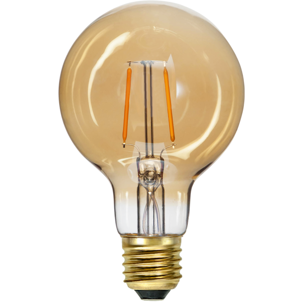 LED Lamp E27 G80 Plain Amber image 1