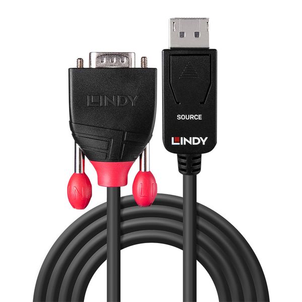 3m Display Port to VGA Adapter Cable Connects a single DisplayPort device to a single VGA Display with a maximum resolution of 1920x1200@60Hz image 2