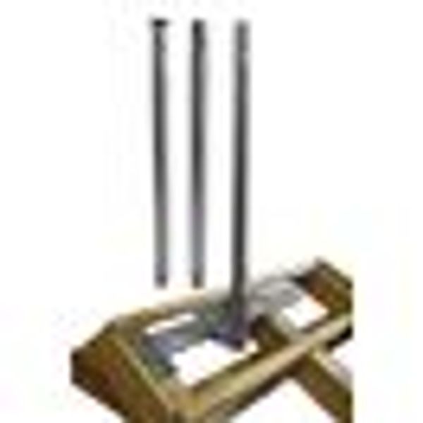 Rafter fastener Goliat, incl. mast 3.000mm, horizontal,Steel image 3