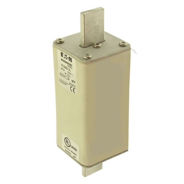 Fuse-link, high speed, 400 A, DC 1000 V, 3L, 75 x 91 x 205 mm, gPV, UL, IEC, with indicator image 10