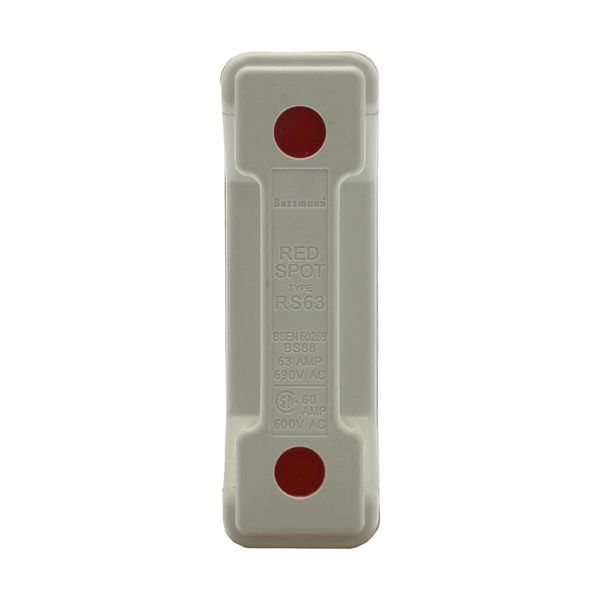 Fuse-holder, low voltage, 63 A, AC 690 V, BS88/A3, 1P, BS image 10