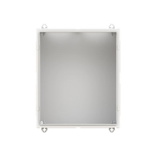 TW204SB Wall-mounting cabinet, Field width: 2, Rows: 4, 650 mm x 550 mm x 350 mm, Isolated (Class II), IP30 image 3