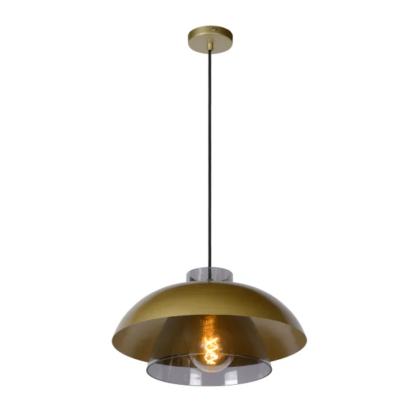 Lucide AVONMORE - Pendant light - Ø 40 cm - 1xE27 - Matt Gold / Brass image 1