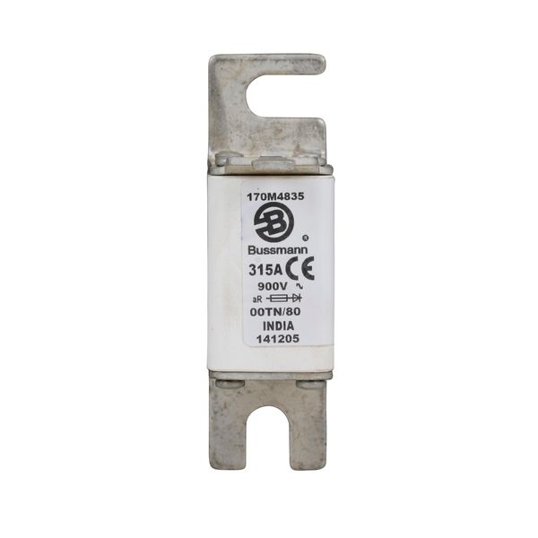 Fuse-link, high speed, 315 A, AC 900 V, size 00, 30 x 47 x 98 mm, aR, DIN, IEC, type T indicator image 8