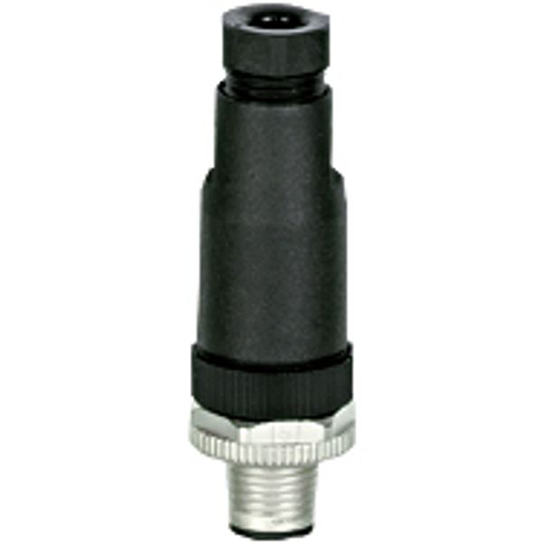 PSS67 M12 connector,straight,male,5pole image 1