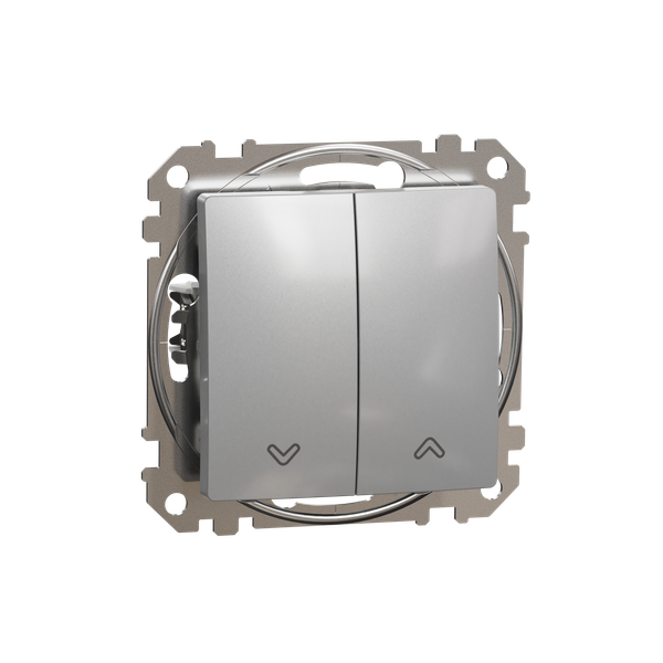 Sedna Design & Elements, Roller Blind Push-Button 10A, professional, aluminium image 5