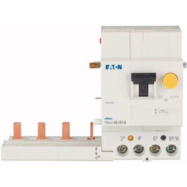 Residual-current circuit breaker trip block for FAZ, 40A, 4p, 100mA, type A image 2