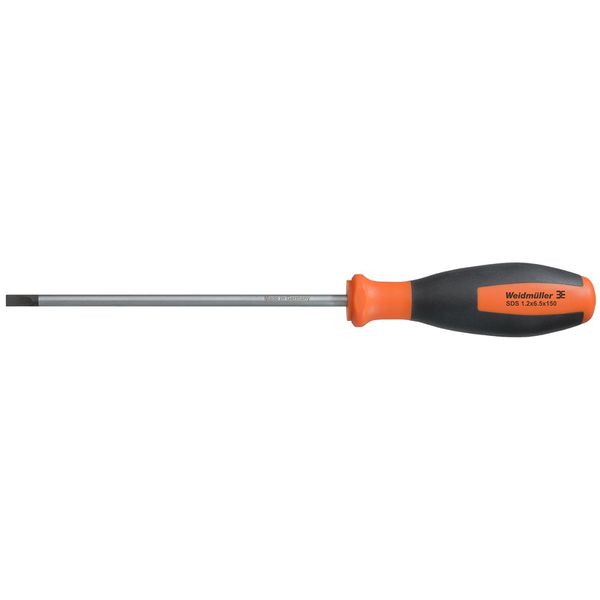 Slotted screwdriver, Blade thickness (A): 1.2 mm, Blade width (B): 6.5 image 1