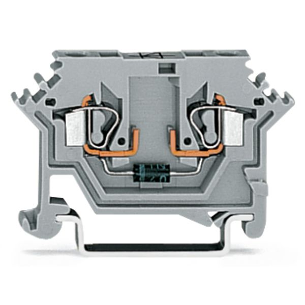 Component terminal block 2-conductor with diode 1N4007 gray image 4