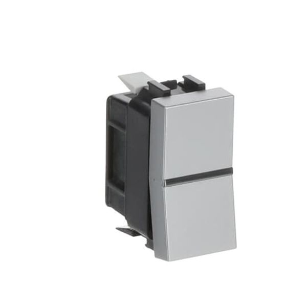 N2102 PL Switch 2-way Rocker/button Two-way switch with LED exchangeable Silver - Zenit image 3