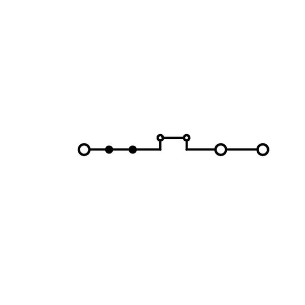 3-conductor through terminal block with push-button 2.5 mm² blue image 4