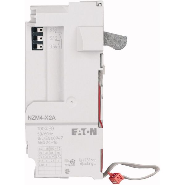 Relay module for NZM4, configurable, 2NO, 24DC, 24-230AC, PI image 6