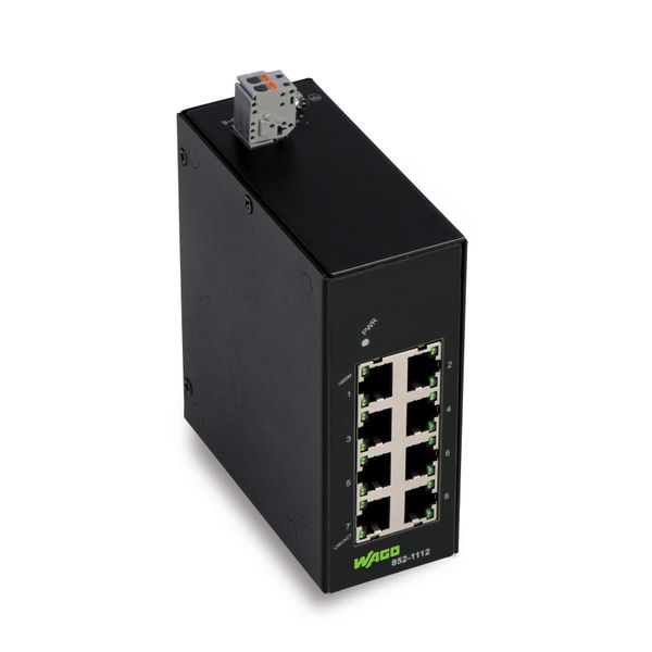 Industrial-ECO-Switch 8 Ports 1000Base-T black image 1