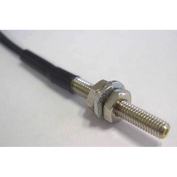 Fiber optic sensor head, diffuse, M3 cylindrical axial, coaxial, R25 f image 4