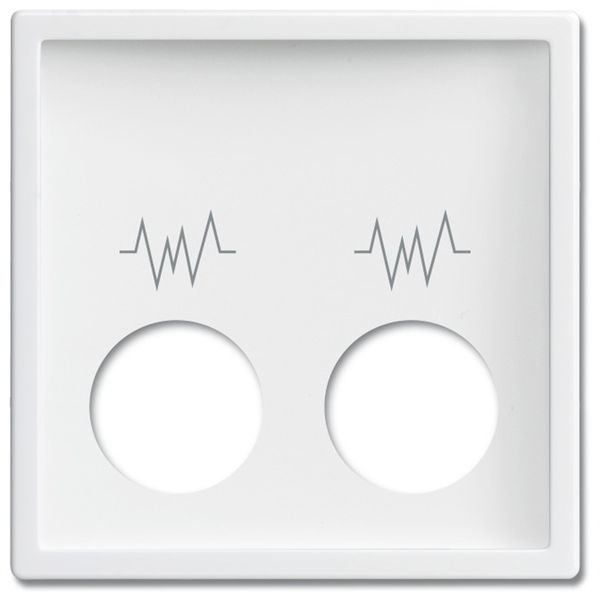 2548-021 G-84 CoverPlates (partly incl. Insert) Busch-Duro 2000® SI Studio white image 1