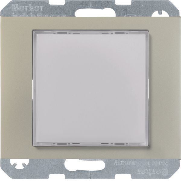 LED signal light, white lighting, K.5, stainless steel matt, lacq. image 1