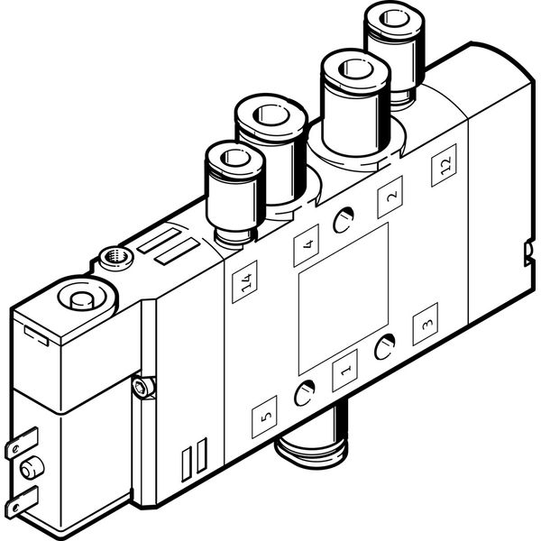 CPE10-M1BH-5LS-QS-4 Air solenoid valve image 1