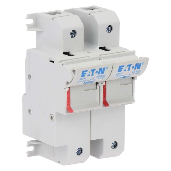 Fuse-holder, low voltage, 125 A, AC 690 V, 22 x 58 mm, 1P + neutral, IEC, UL image 24