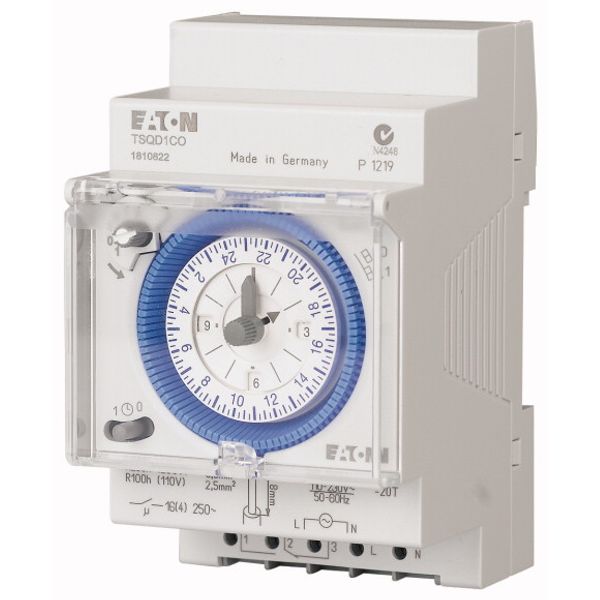 Series connection time switch 24 hrs., series connection time switch, autonomy, 3 TLE image 1