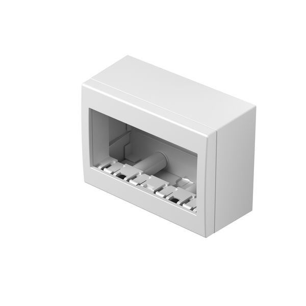 Wall mounted housing with back side cover 4M, white image 2