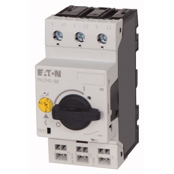 Motor-protective circuit-breaker, 0.12 kW, 0.4 - 0.63 A, Screw terminals on feed side/spring-cage terminals on output side image 1