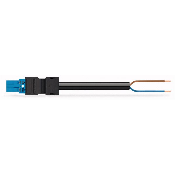 pre-assembled interconnecting cable Eca Socket/plug blue image 3