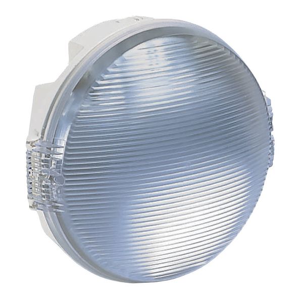 Bulkhead light Koro - IP 54 - IK 08 - round - 70 W incandescent - E27 - white image 1