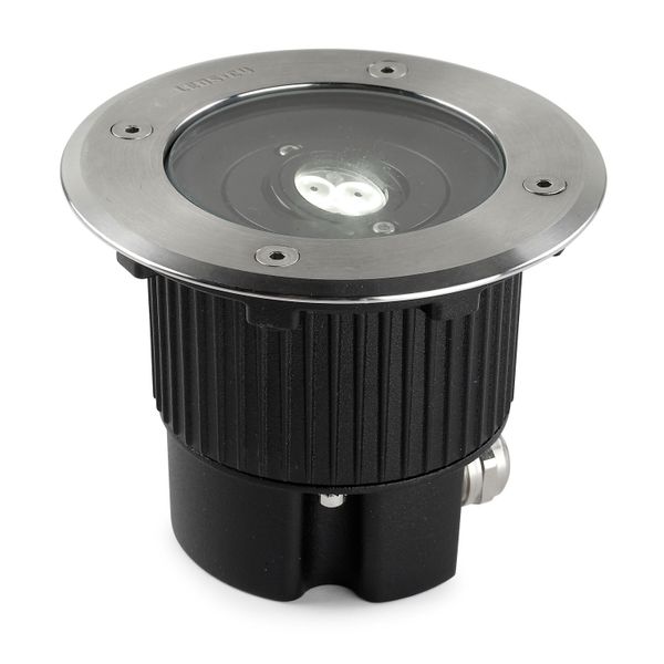 Recessed uplighting IP65-IP67 Gea Power LED Round  ø130mm LED 6W 3000K AISI 316 stainless steel 460lm image 1