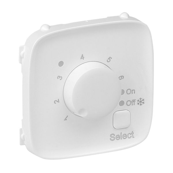 Cover plate Valena Allure - floor heating thermostat - white image 1